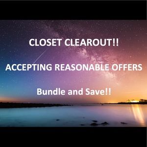 Closet CLEAROUT!!